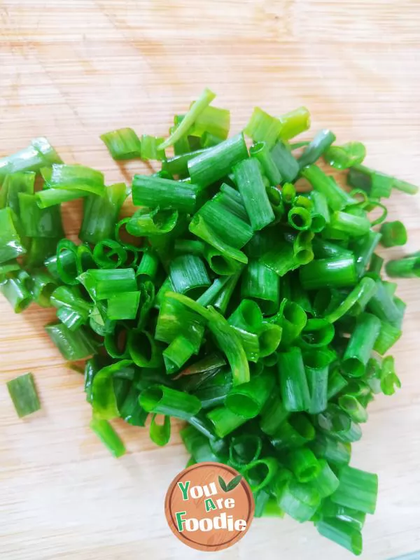 Fried preserved egg with chili