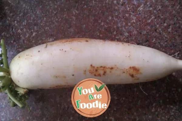 Steamed white radish