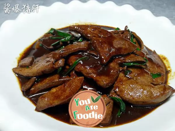 Pork liver in soy sauce