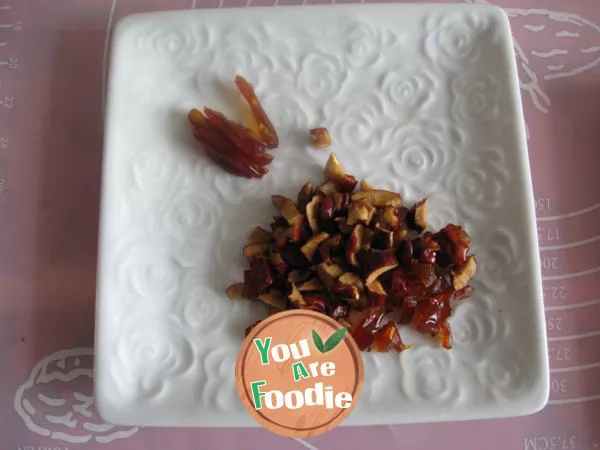 Glutinous rice double dates pumpkin cup