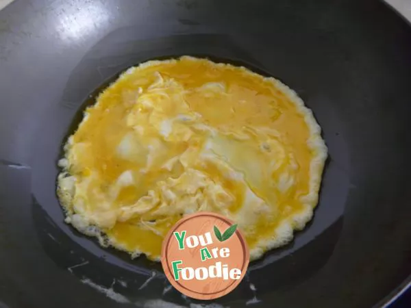 Home cooked - scrambled eggs with tomatoes