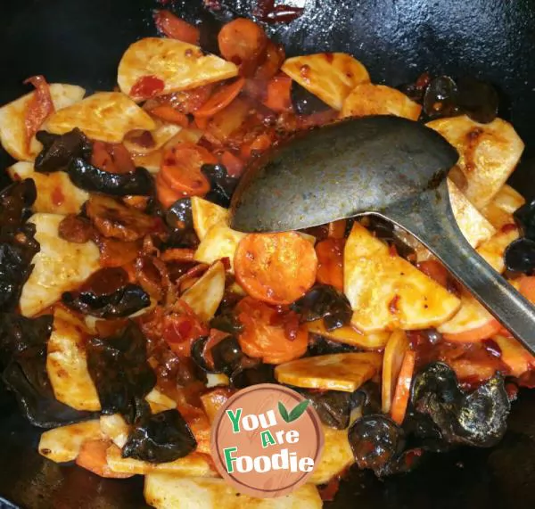 Stewed with five flowers