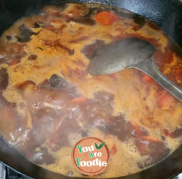 Stewed with five flowers