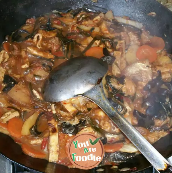 Stewed with five flowers