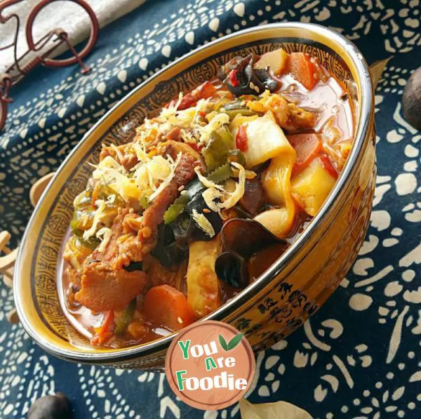 Stewed with five flowers
