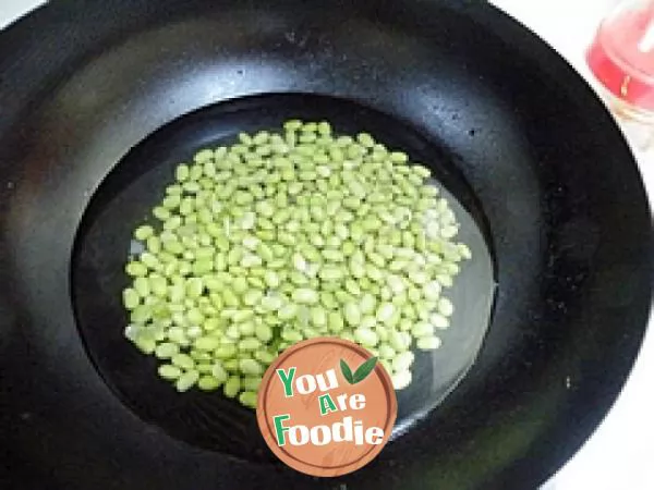 Minced beef with green beans