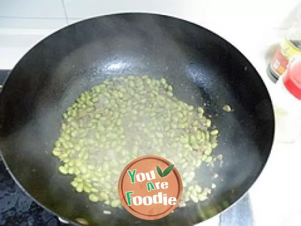 Minced beef with green beans