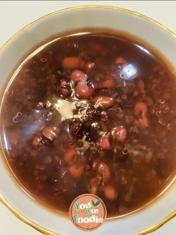 Bean, rice and wheat porridge