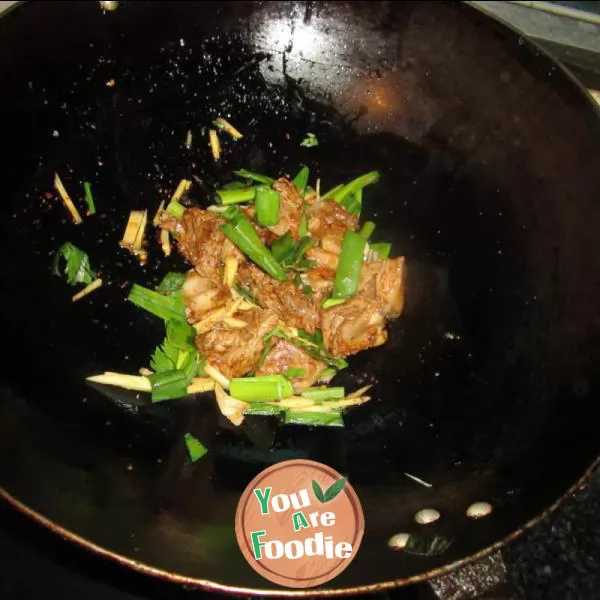 Braised Lamb in Brown Sauce
