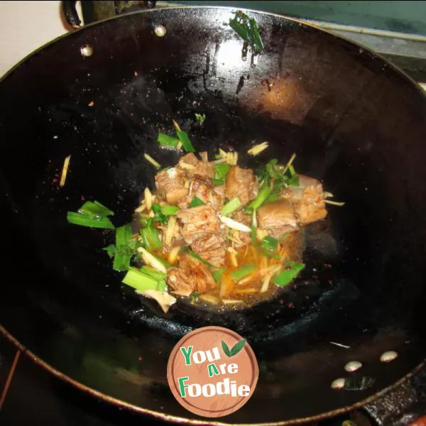 Braised Lamb in Brown Sauce