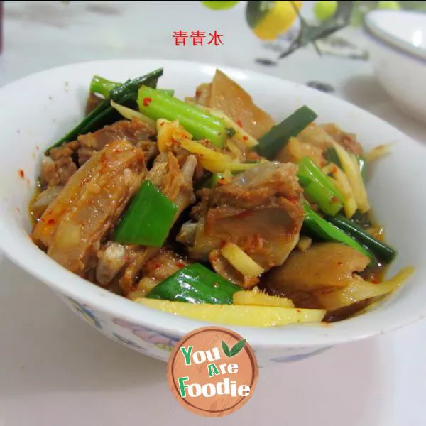 Braised Lamb in Brown Sauce