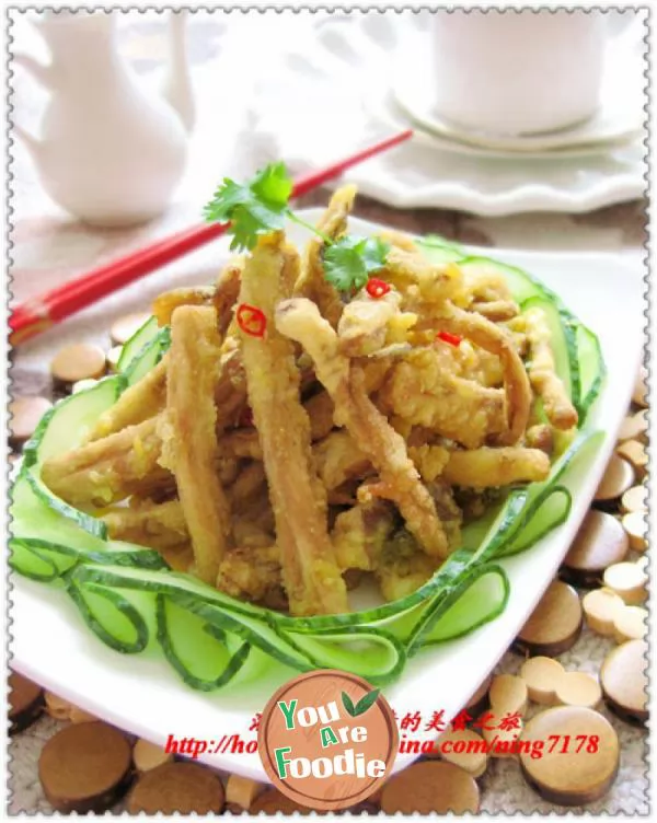 [Cantonese cuisine] - salted egg yolk tea tree mushroom