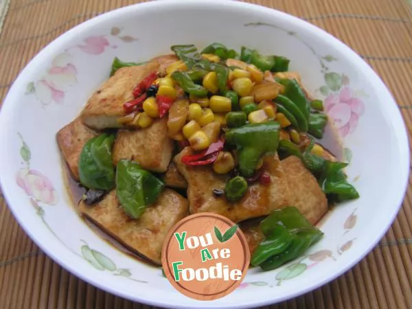 Five dollars, what to eat—— Colorful tofu