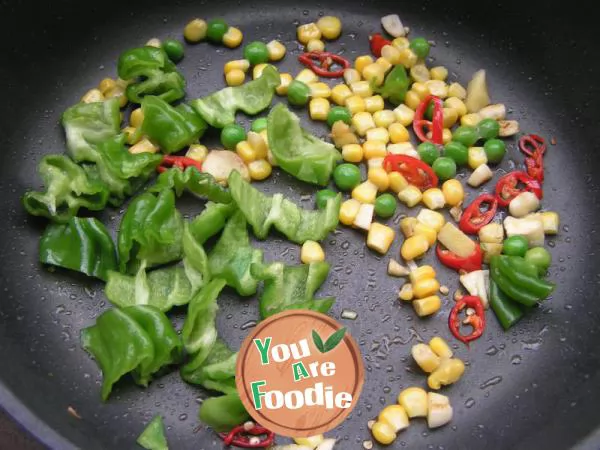 Five dollars, what to eat—— Colorful tofu