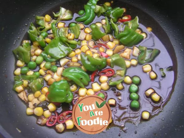 Five dollars, what to eat—— Colorful tofu
