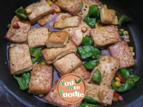 Five dollars, what to eat—— Colorful tofu