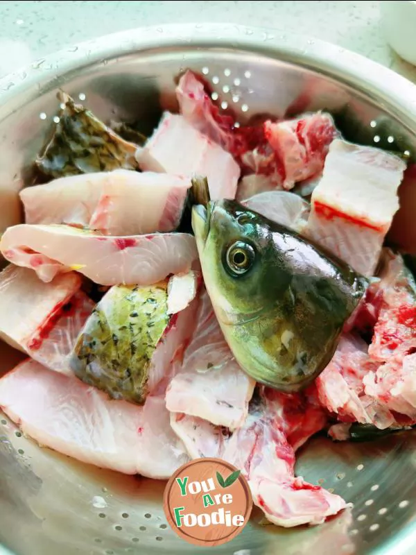 Fried fish cubes