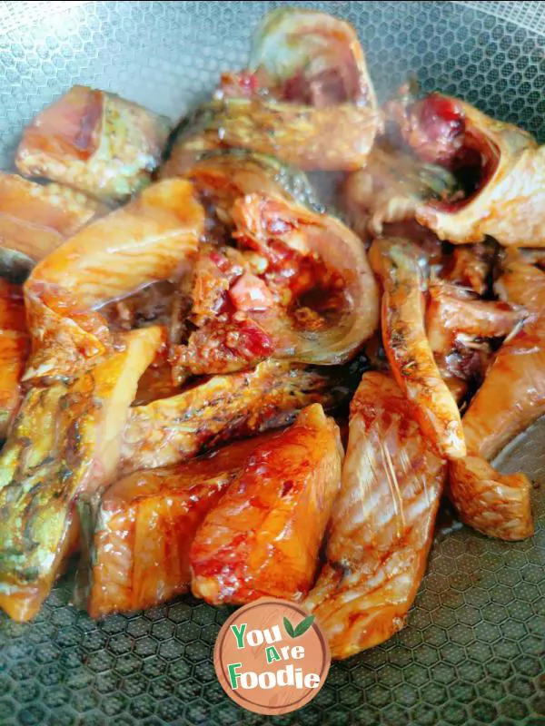 Fried fish cubes