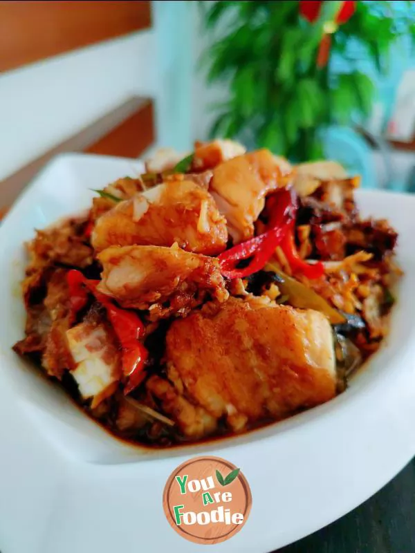Fried fish cubes