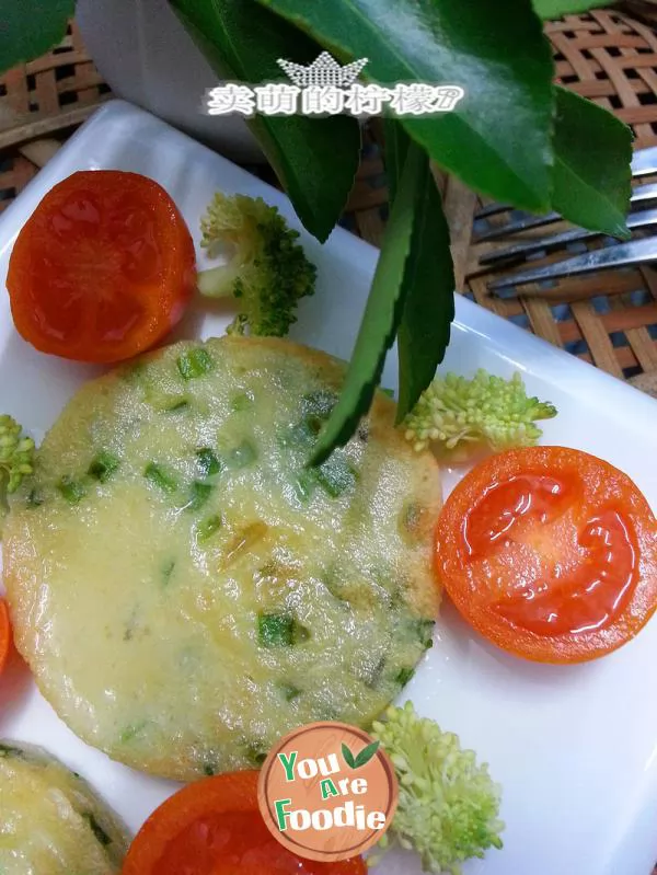Sterilization and appetizing -- scallion cake
