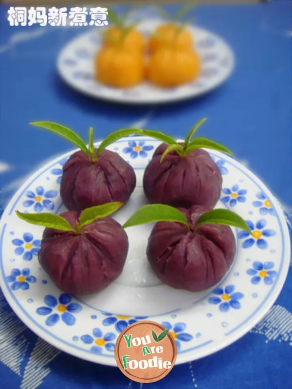 Sweet potato balls with cheese