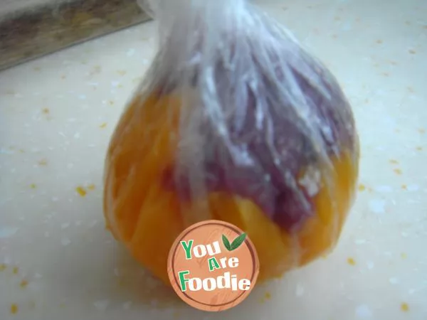 Sweet potato balls with cheese