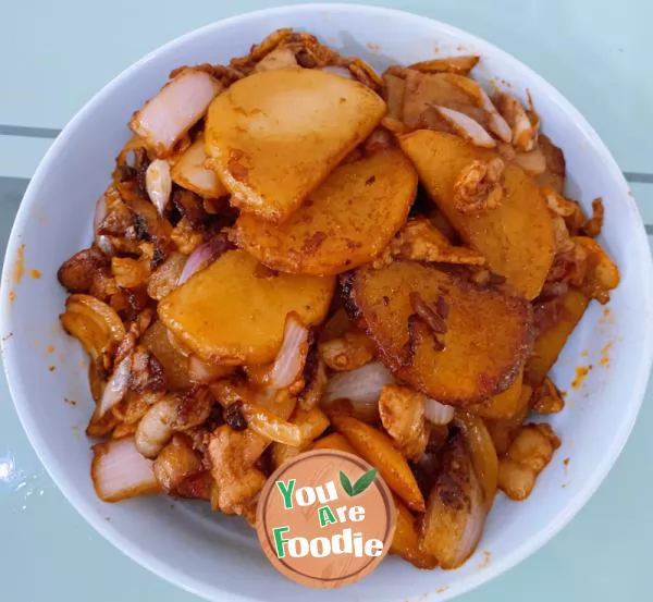 Dry pan potato chips