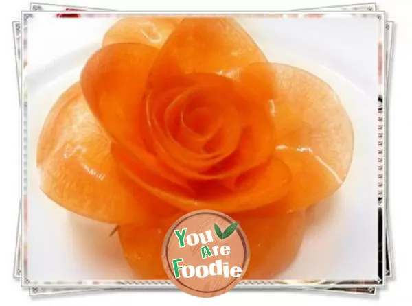 Carrot-rose