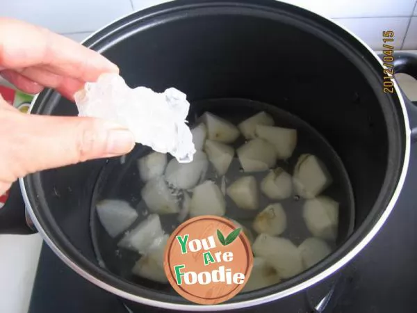 Pineapple yam syrup