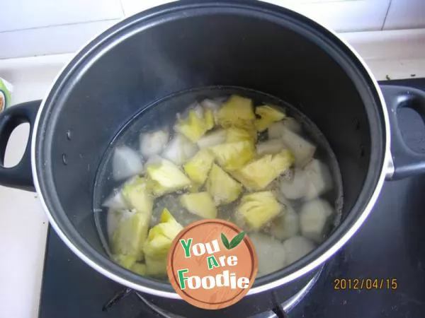 Pineapple yam syrup