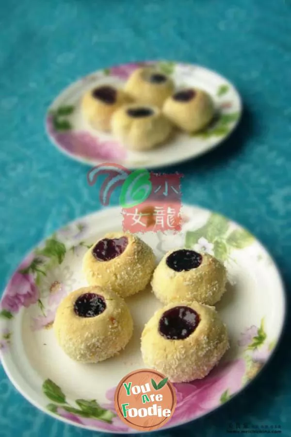 Blueberry ball cake