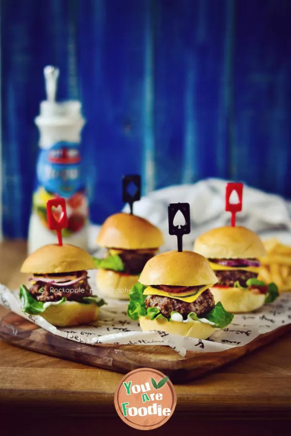 [soda beef Mini hamburger]
