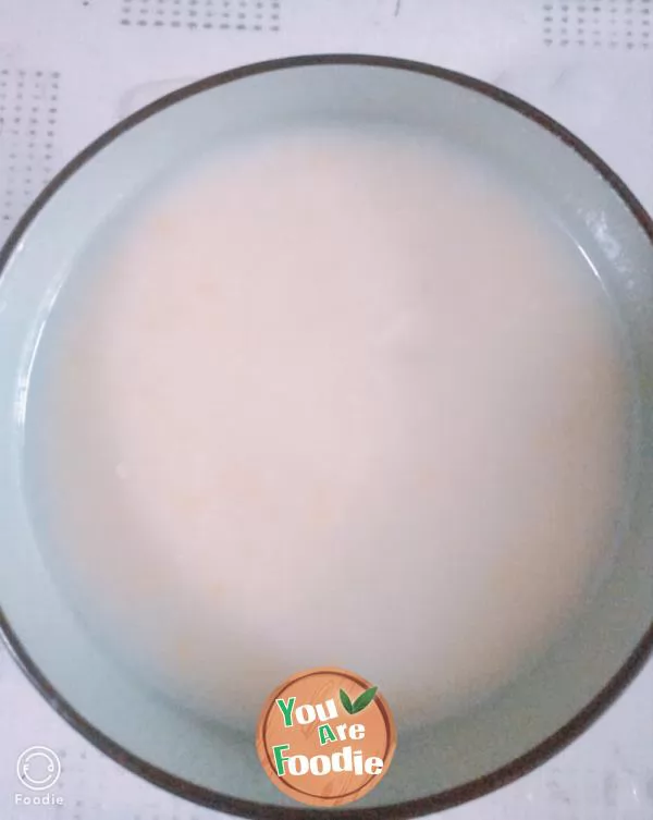 Health care series - milk corn porridge