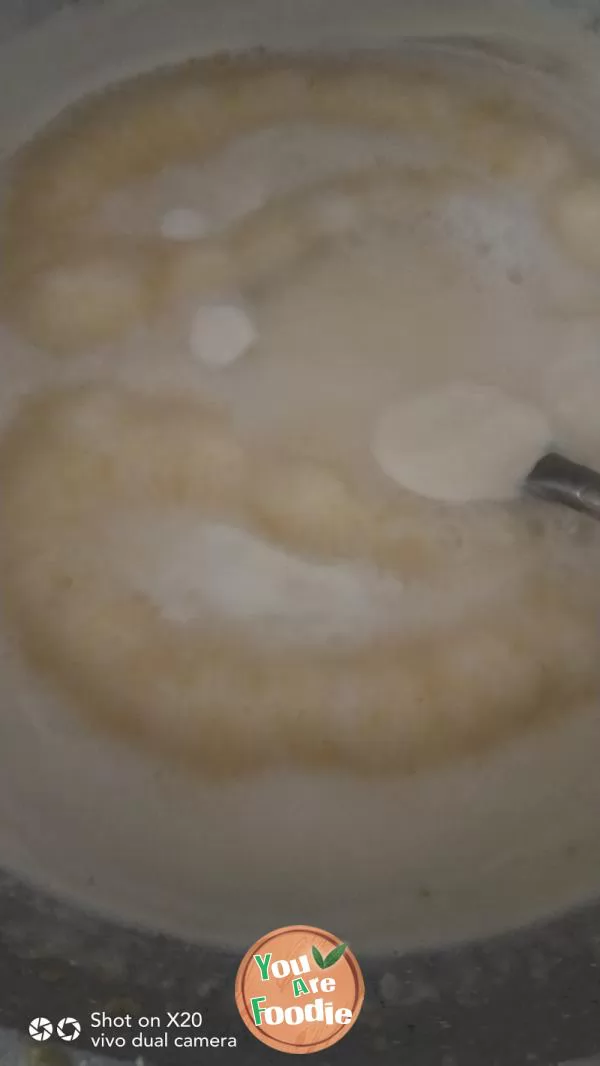 Health care series - milk corn porridge