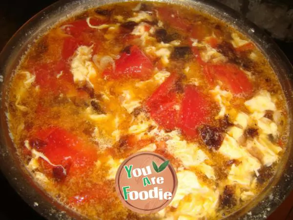 Tomato Eggdrop Soup