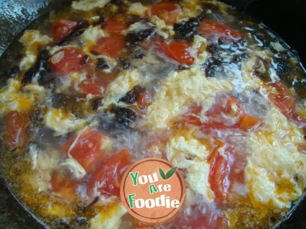 Tomato Eggdrop Soup