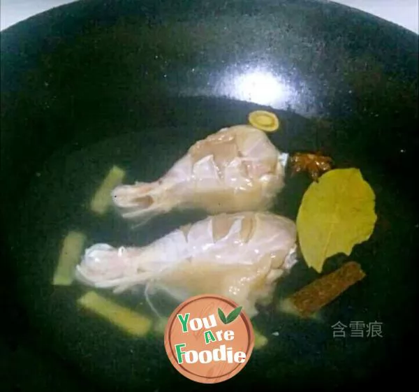 Licorice chicken leg