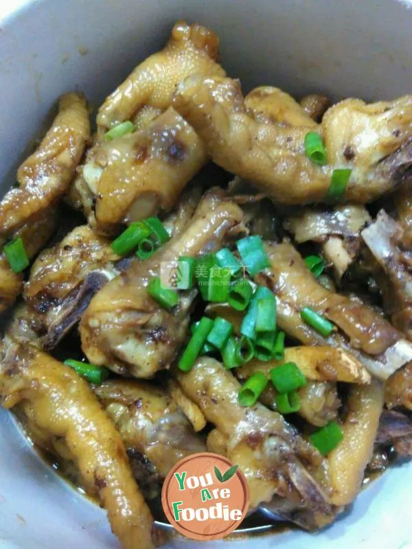Braised chicken claw