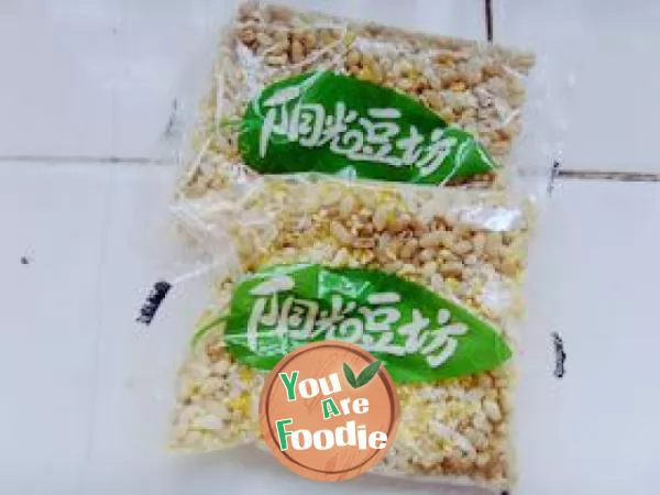 Milk flavored cereals paste