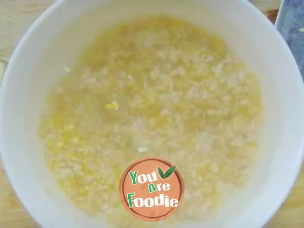 Milk flavored cereals paste