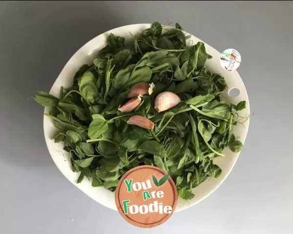 Stir fried pea sprouts