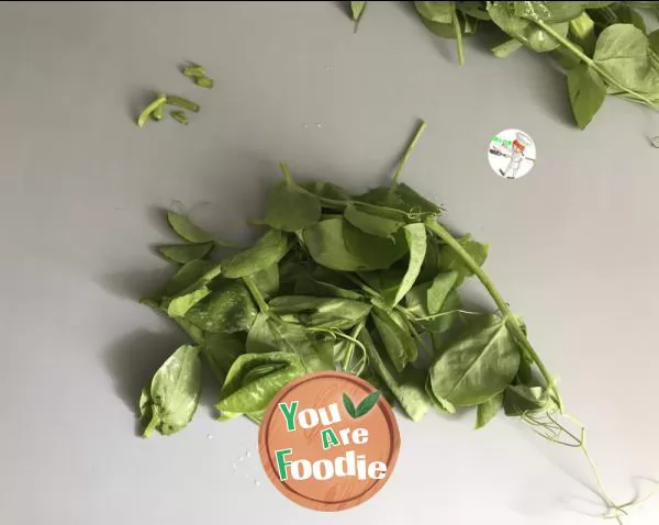 Stir fried pea sprouts