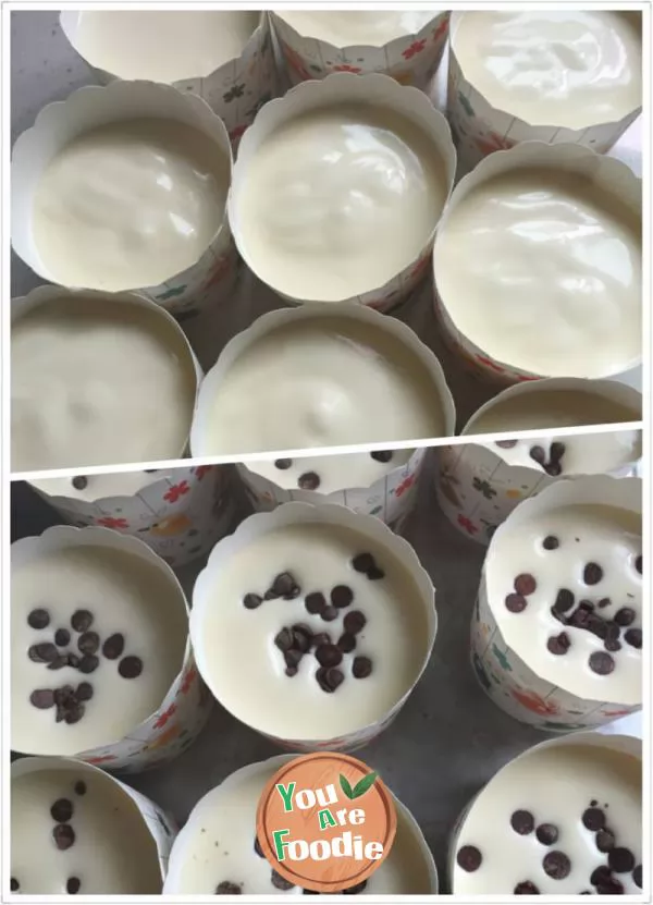 Yogurt chocolate bean Cupcake
