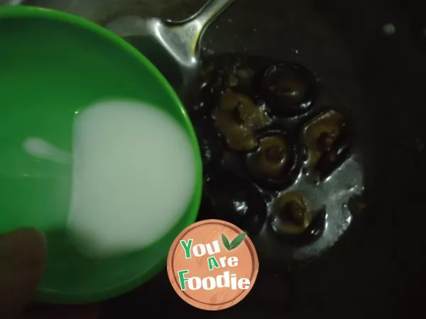 Mushroom in oyster sauce
