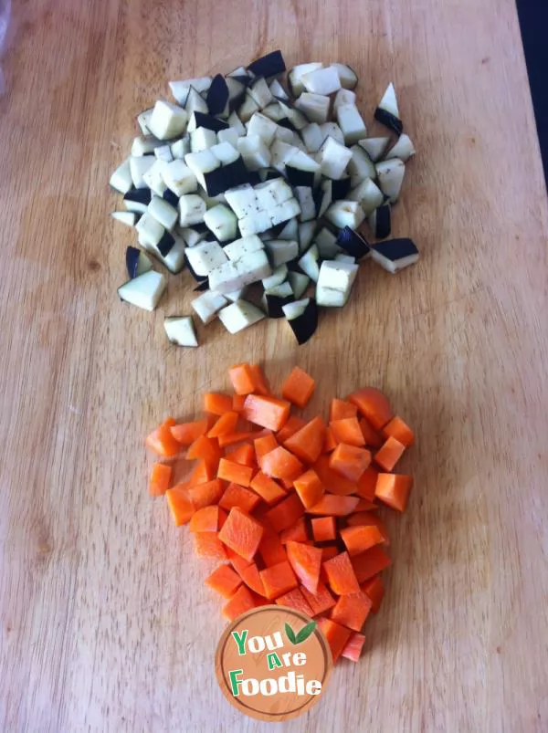 Next meal - diced potatoes with soy sauce