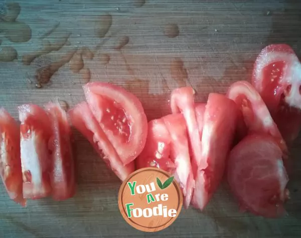 Tomato beef sour soup