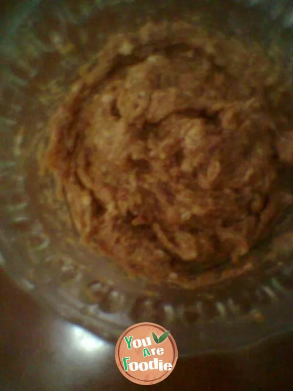 My home shredded egg wonton