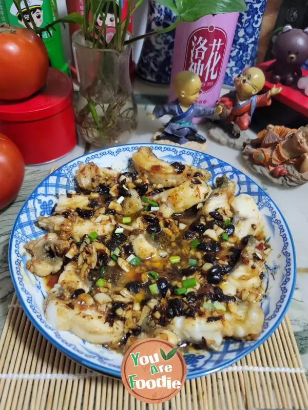Steamed-fish-brisket-in-drum-sauce