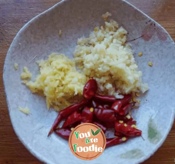 Stir fried Flammulina velutipes