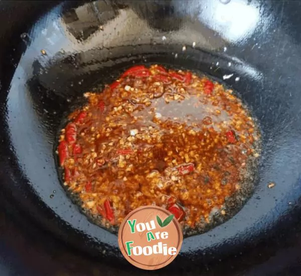 Stir fried Flammulina velutipes